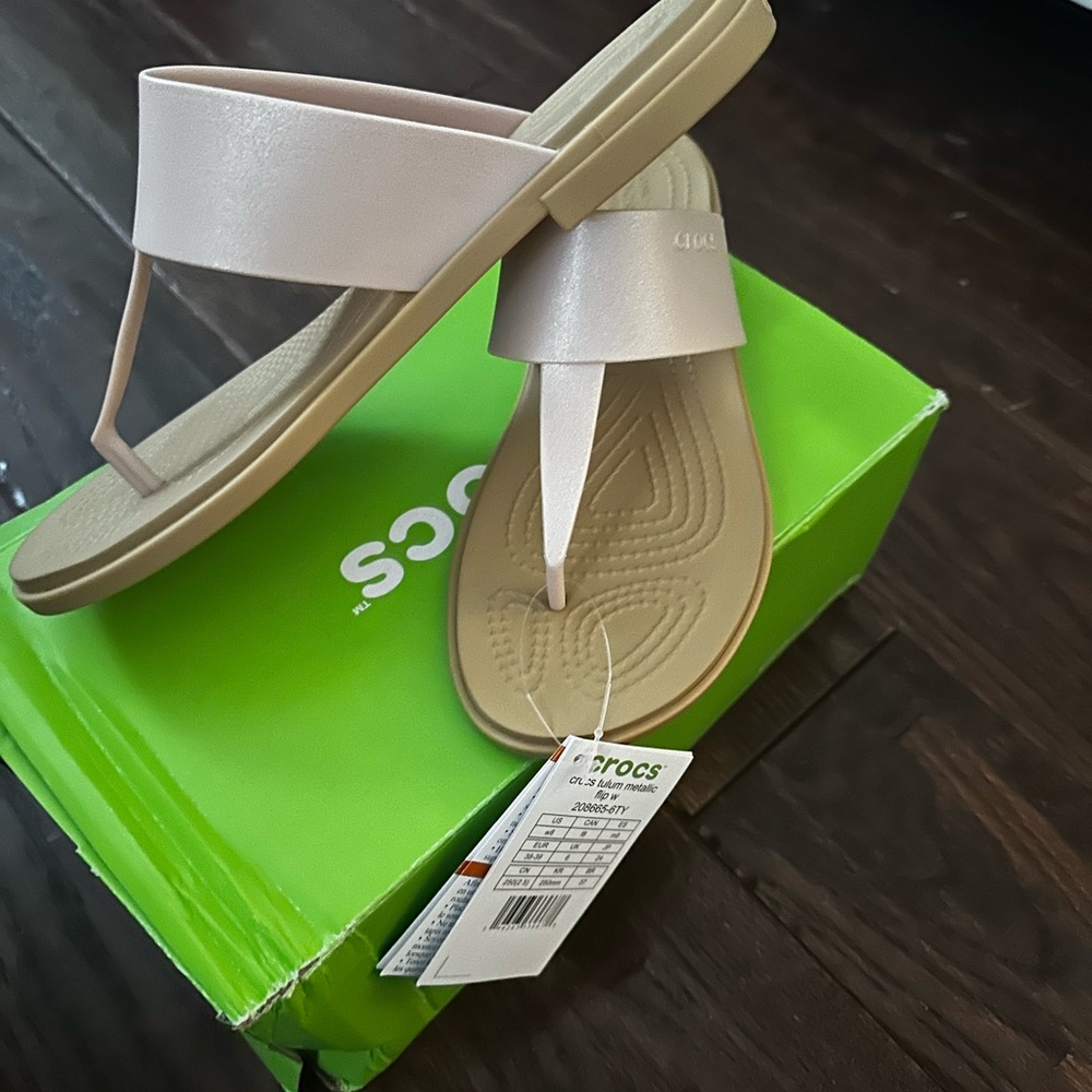 Croc sandals new size 8